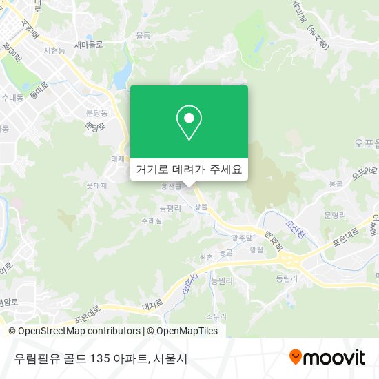 우림필유 골드 135 아파트 지도