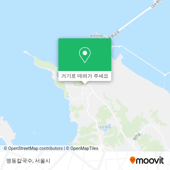 명동칼국수 지도