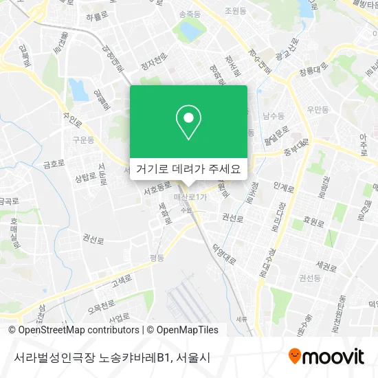 서라벌성인극장                   노송캬바레B1 지도
