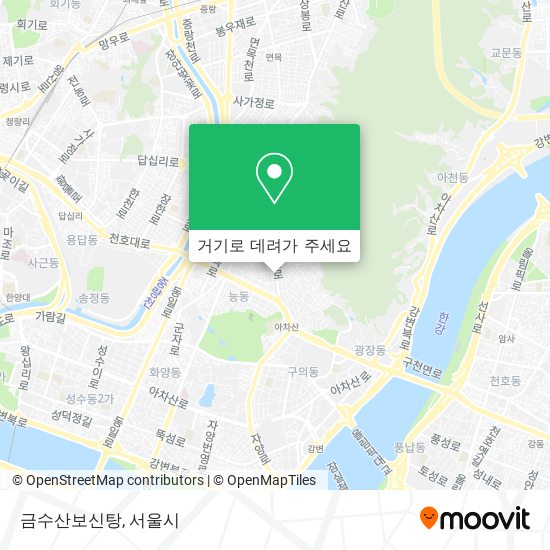금수산보신탕 지도