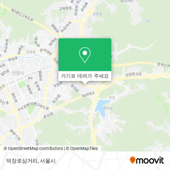 덕장로삼거리 지도