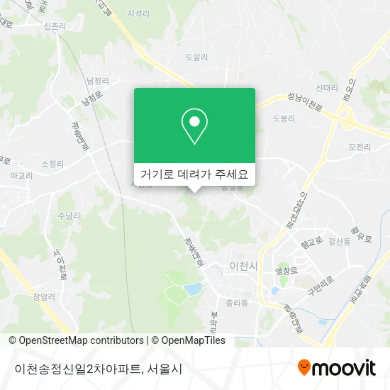 이천송정신일2차아파트 지도