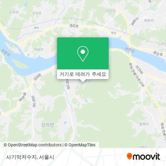 사기막저수지 지도