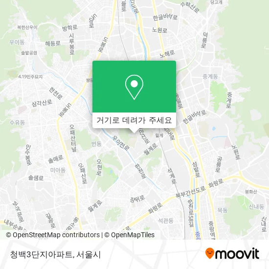 청백3단지아파트 지도