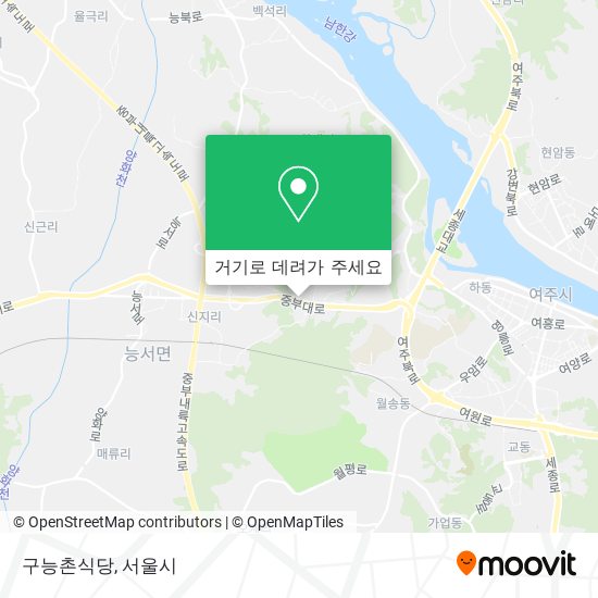 구능촌식당 지도