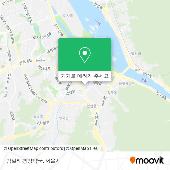 감일태평양약국 지도