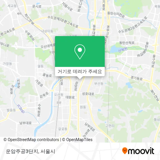 운암주공3단지 지도