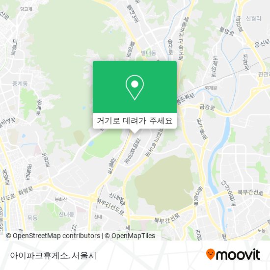 아이파크휴게소 지도