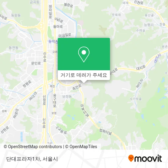 단대프라자1차 지도