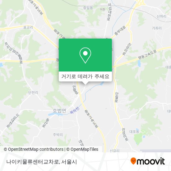 나이키물류센터교차로 지도