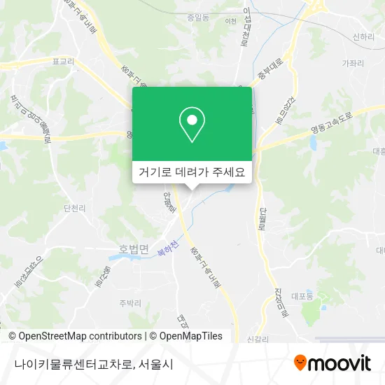 나이키물류센터교차로 지도