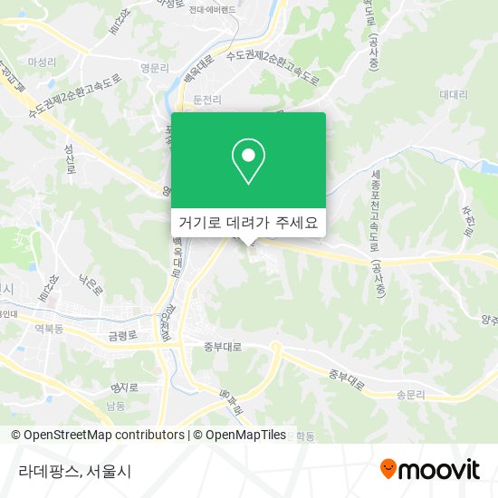 라데팡스 지도