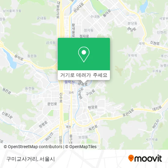 구미교사거리 지도
