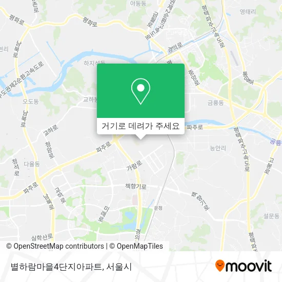 별하람마을4단지아파트 지도