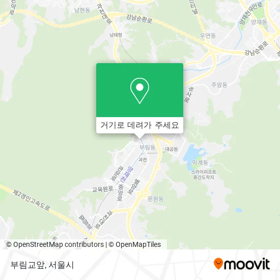 부림교앞 지도