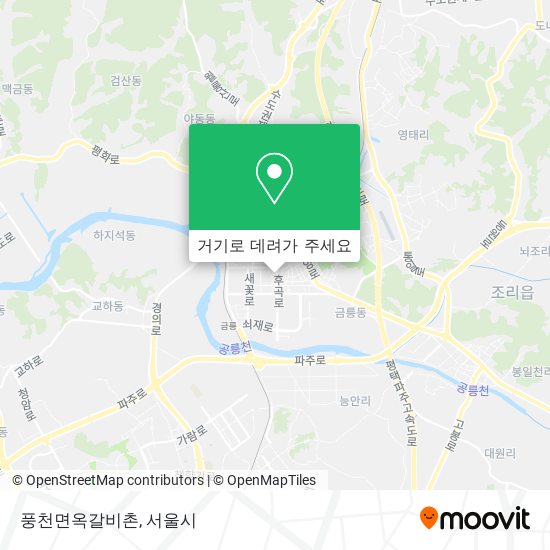 풍천면옥갈비촌 지도