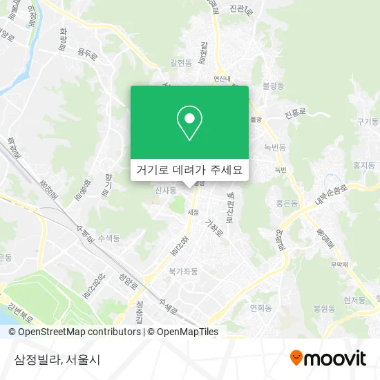 삼정빌라 지도