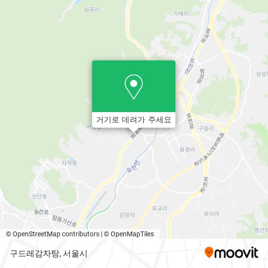 구드레감자탕 지도