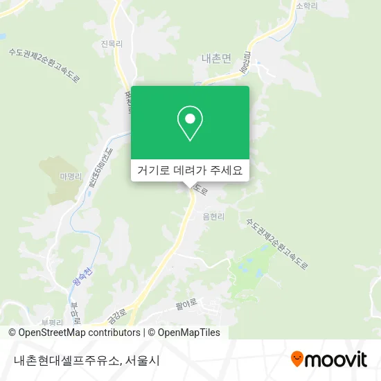 내촌현대셀프주유소 지도