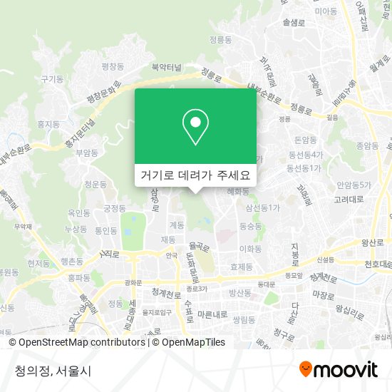 청의정 지도