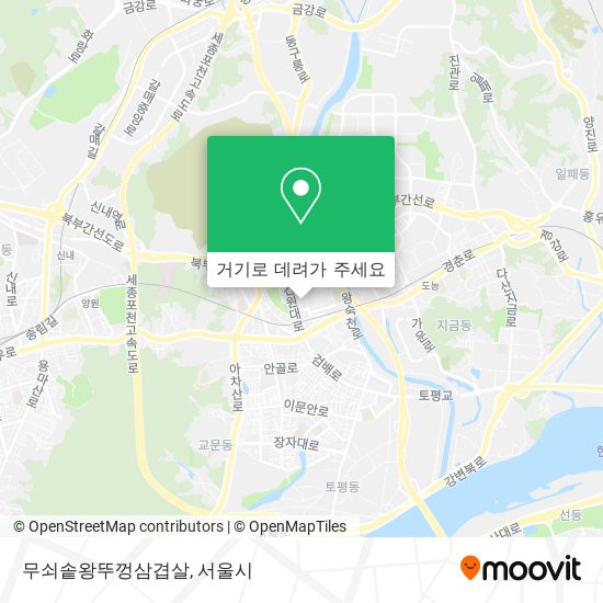무쇠솥왕뚜껑삼겹살 지도