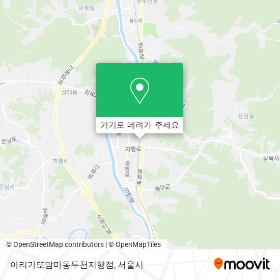 아리가또맘마동두천지행점 지도