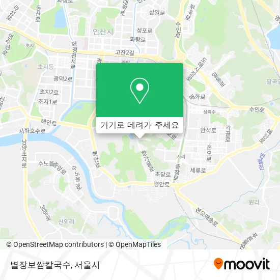 별장보쌈칼국수 지도