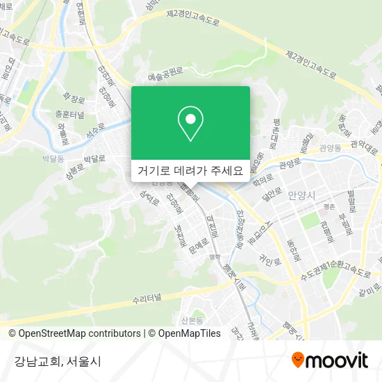 강남교회 지도