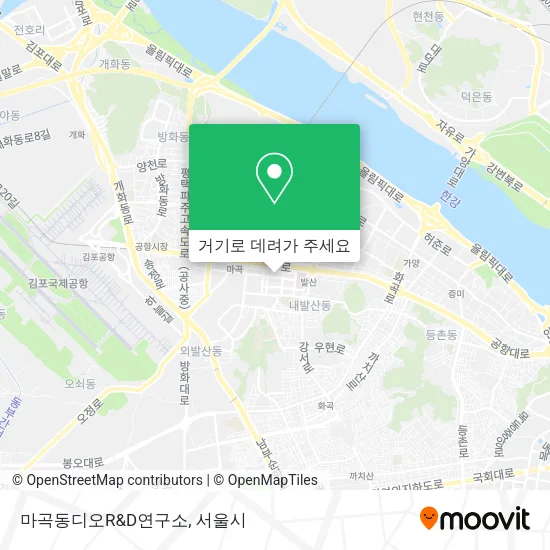 마곡동디오R&D연구소 지도
