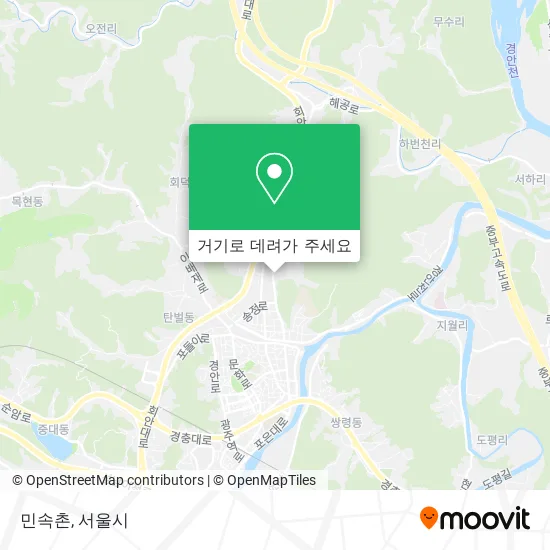 민속촌 지도