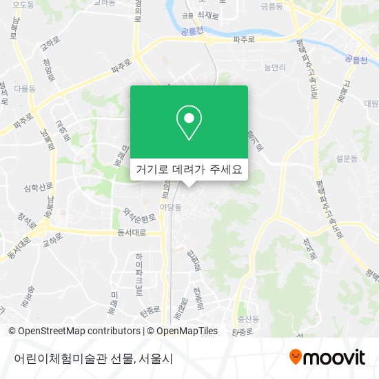 어린이체험미술관 선물 지도