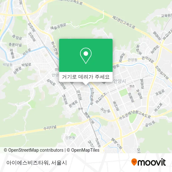 아이에스비즈타워 지도