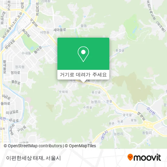 이편한세상 태재 지도