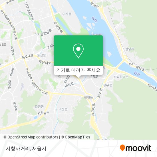 시청사거리 지도