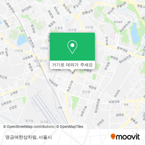 명금애한상차림 지도