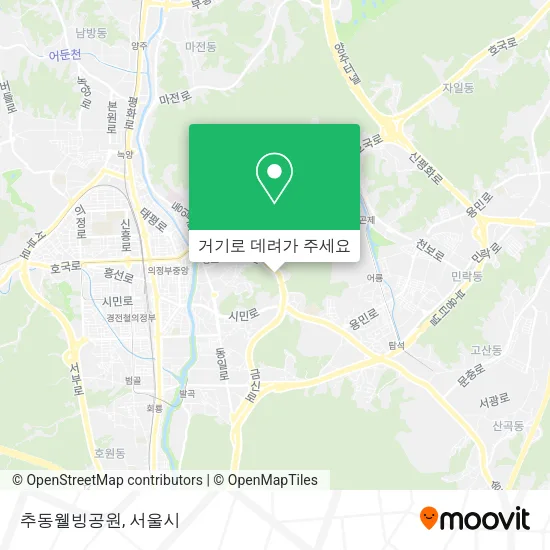 추동웰빙공원 지도