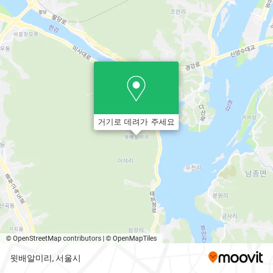 윗배알미리 지도