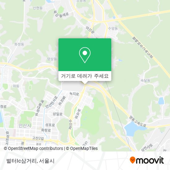 벌터Ic삼거리 지도