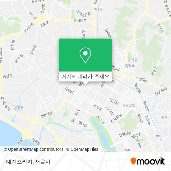 대진프라자 지도