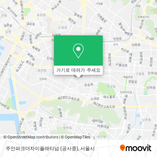 주안파크더자이플래티넘 (공사중) 지도