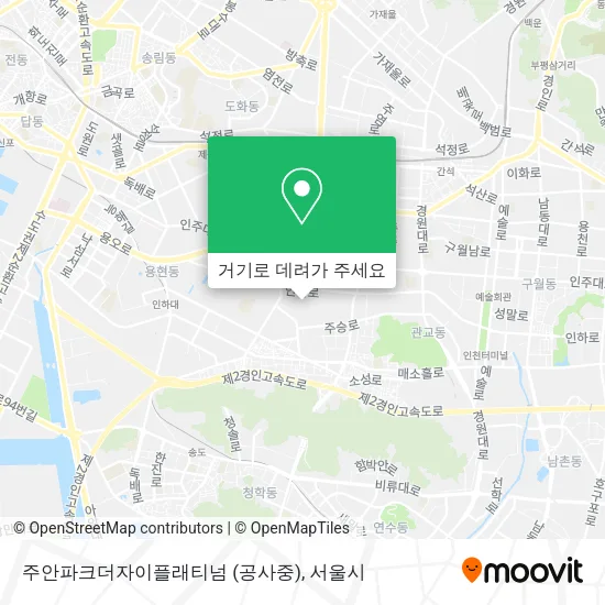 주안파크더자이플래티넘 (공사중) 지도