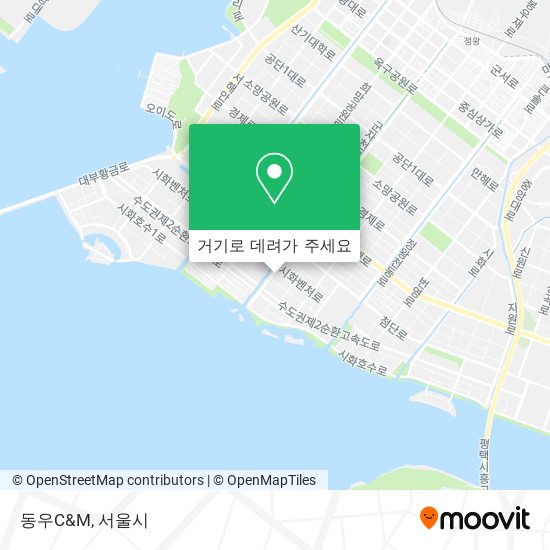 동우C&M 지도