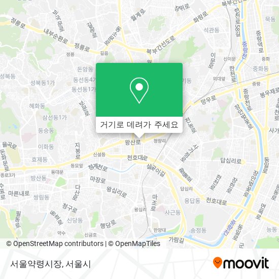 서울약령시장 지도