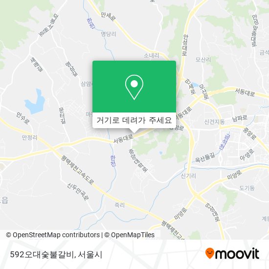 592오대숯불갈비 지도