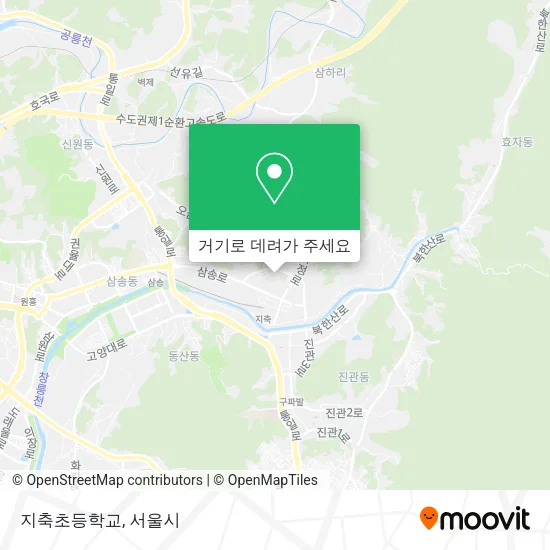지축초등학교 지도