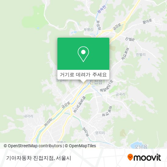 기아자동차  진접지점 지도