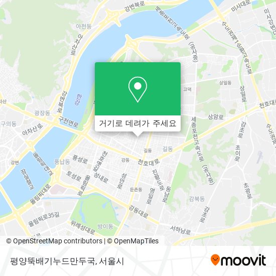 평양뚝배기누드만두국 지도