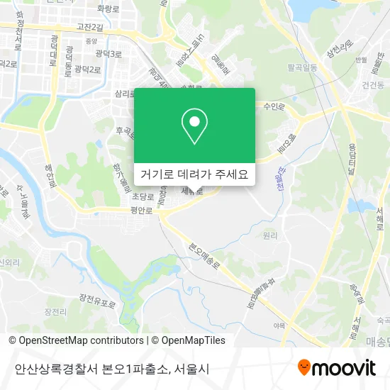 안산상록경찰서 본오1파출소 지도