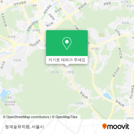 청계숲유치원 지도