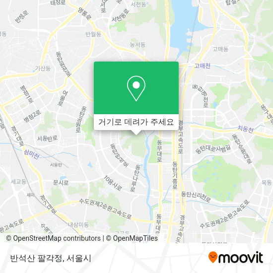 반석산 팔각정 지도